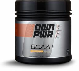 OWN PWR BCAA+ Powder, Orange Mango, 30 Servings, Micronized Branched Chain Amino Acids with Glutamine, Electrolytes & More