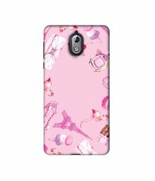 Amazon Brand - Solimo Designer Ladies Accessories 3D Printed Hard Back Case Mobile Cover for Nokia 3.1