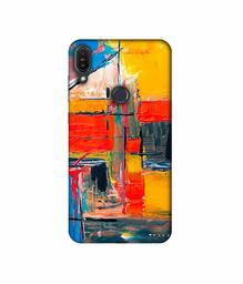 Amazon Brand - Solimo Designer Multicolor Squre Blocks 3D Printed Hard Back Case Mobile Cover for Asus Zenfone Max Pro M1 ZB601KL