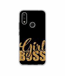 Amazon Brand - Solimo Designer Sparkle Girl Boss UV Printed Soft Back Case Mobile Cover for Lenovo A6 Note