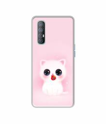 Amazon Brand - Solimo Designer Kitty UV Printed Soft Back Case Mobile Cover for Oppo Reno 3 Pro