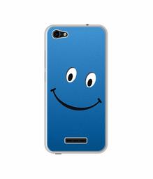 Amazon Brand - Solimo Designer Happy UV Printed Soft Back Case Mobile Cover for Lava Z61