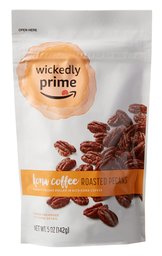 Wickedly Prime Roasted Pecans, Kona Coffee, 5 Ounce