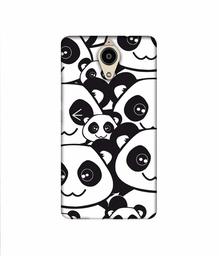 Amazon Brand - Solimo Designer Panda Texture UV Printed Soft Back Case Mobile Cover for Panasonic Eluga Ray Max