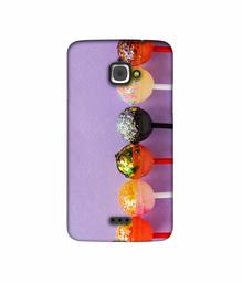 Amazon Brand - Solimo Designer Gilliter Lollipops 3D Printed Hard Back Case Mobile Cover for InFocus M350