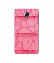 Amazon Brand - Solimo Designer Pink Flower Banch Print On Cloth 3D Printed Hard Back Case Mobile Cover for OnePlus 3 / OnePlus 3T