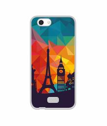 Amazon Brand - Solimo Designer Colored Paris UV Printed Soft Back Case Mobile Cover for Lyf C451