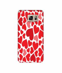 Amazon Brand - Solimo Designer Heart Pattern 3D Printed Hard Back Case Mobile Cover for Samsung Galaxy Note 5