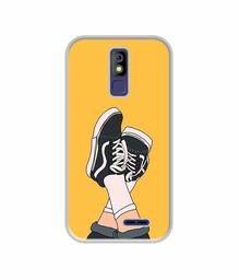 Amazon Brand - Solimo Designer Boy Shoes Pattern UV Printed Soft Back Case Mobile Cover for Panasonic P100