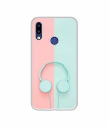 Amazon Brand - Solimo Designer Head Phone UV Printed Soft Back Case Mobile Cover for Tecno Camon i2