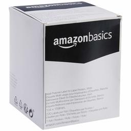 AmazonBasics Étiquettes multi-usages pour imprimantes pour étiquettes 104 x 159 mm, 220 étiquettes par rouleau, 1 rouleau