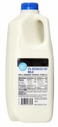 Amazon Brand - Happy Belly 2% Reduced Fat Milk, Half Gallon, 64 Ounces