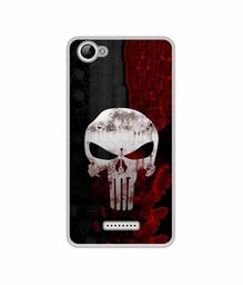 Amazon Brand - Solimo Designer Punisher Skull UV Printed Soft Back Case Mobile Cover for Lyf Wind 1