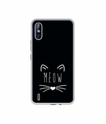 Amazon Brand - Solimo Designer Meow UV Printed Soft Back Case Mobile Cover for Tecno Spark Go