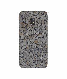 Amazon Brand - Solimo Designer Marble Pices 3D Printed Hard Back Case Mobile Cover for Samsung Galaxy J2 Core