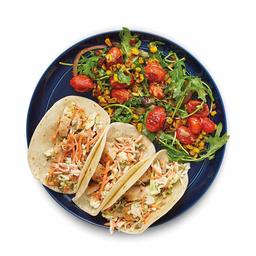 Amazon Meal Kits, Chicken Tacos with Pickled Jalapeño Slaw and Charred Corn-Tomato Salad, Serves 2