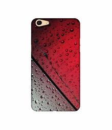 Amazon Brand - Solimo Designer Water Drop On Glass 3D Printed Hard Back Case Mobile Cover for Oppo F3