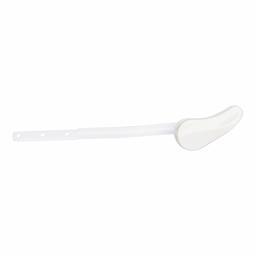 AmazonBasics AB-T118 Universal Economy Toilet Lever, White, 1-Pack, Left-Front Side Mount (Renewed)