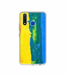 Amazon Brand - Solimo Designer Multicolor Line Color On Canvas UV Printed Soft Back Case Mobile Cover for Vivo U20