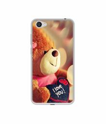 Amazon Brand - Solimo Designer Teddy Bear UV Printed Soft Back Case Mobile Cover for Vivo Y55