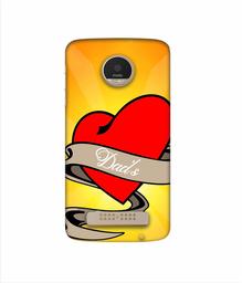 Amazon Brand - Solimo Designer Dad's Princess 3D Printed Hard Back Case Mobile Cover for Motorola Moto Z Play