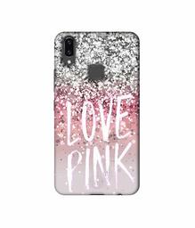 Amazon Brand - Solimo Designer Love Pink 3D Printed Hard Back Case Mobile Cover for Vivo V9 / V9 Pro