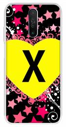 Amazon Brand - Solimo Designer Multicolor Heart Pattern Alphabet-X Printed Soft Back Case Mobile Cover for Poco X2 / Xiaomi Redmi K30