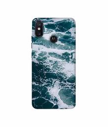 Amazon Brand - Solimo Designer Sea Waves 3D Printed Hard Back Case Mobile Cover for Motorola One Power