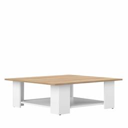 Marque Amazon - Movian Taro - Table basse, 89 x 89 x 30.5 cm (longueur x profondeur x hauteur), Noir et finition béton