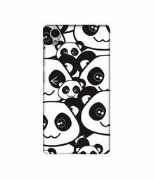 Amazon Brand - Solimo Designer Panda Texture 3D Printed Hard Back Case Mobile Cover for Vivo Y51L