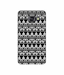 Amazon Brand - Solimo Designer Two Different Patterns 3D Printed Hard Back Case Mobile Cover for Samsung Galaxy A3 (2016)