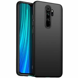 Amazon Brand - Solimo Mobile Cover (Hard Back & Slim) for Mi Redmi Note 8 Pro (Black)