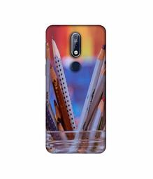 Amazon Brand - Solimo Designer Pencile 3D Printed Hard Back Case Mobile Cover for Nokia 7.1