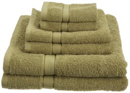 Pinzon Basics 725-Gram Egyptian Cotton 6-Piece Towel Set, Pistachio