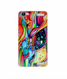 Amazon Brand - Solimo Designer Multicolor Drop 3D Printed Hard Back Case Mobile Cover for Vivo V1 Max