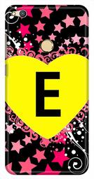 Amazon Brand - Solimo Designer Heart Pattern Alphabet-E 3D Printed Hard Back Case Mobile Cover for Huawei Honor 8 Lite