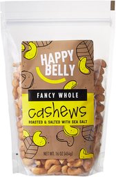 Amazon Brand - Happy Belly Fancy Whole Cashews, 16 Ounce