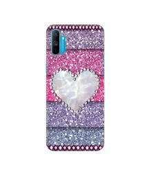 Amazon Brand - Solimo Designer Stone Heart 3D Printed Hard Back Case Mobile Cover for Realme C3