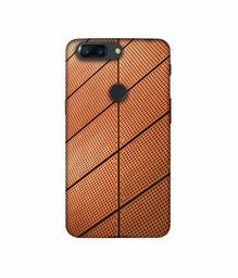 Amazon Brand - Solimo Designer Leather Texture 3D Printed Hard Back Case Mobile Cover for Oneplus 5T