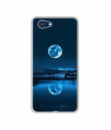 Amazon Brand - Solimo Designer Moon Pattern Print UV Printed Soft Back Case Mobile Cover for Realme 1