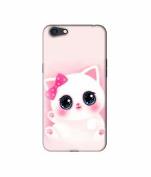 Amazon Brand - Solimo Designer Babby Kitty 3D Printed Hard Back Case Mobile Cover for Oppo A71