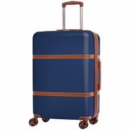 AmazonBasics - Trolley rigido Vienna, 68 cm, Blu Marino