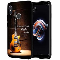 Amazon Brand - Solimo Designer Guitar Printed Hard Back Case Mobile Cover for Redmi Note 5 Pro (D1156)