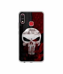 Amazon Brand - Solimo Designer Punisher Skull UV Printed Soft Back Case Mobile Cover for Infinix Hot 7 pro