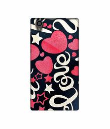 Amazon Brand - Solimo Designer Love You 3D Printed Hard Back Case Mobile Cover for Sony Xperia L1