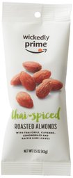 Wickedly Prime Roasted Almonds, Thai-Spiced, 1.5 Ounce (Pack of 15)