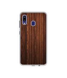 Amazon Brand - Solimo Designer Wooden Texture UV Printed Soft Back Case Mobile Cover for Samsung Galaxy M10s