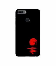 Amazon Brand - Solimo Designer Red Moon UV Printed Soft Back Case Mobile Cover for Huawei Honor 9 Lite