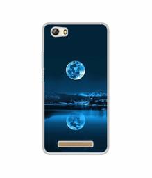 Amazon Brand - Solimo Designer Moon Pattern Print UV Printed Soft Back Case Mobile Cover for Gionee Marathon M5 lite