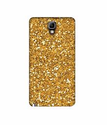 Amazon Brand - Solimo Designer Golden Sparkle 3D Printed Hard Back Case Mobile Cover for Samsung Galaxy Note 3 Neo